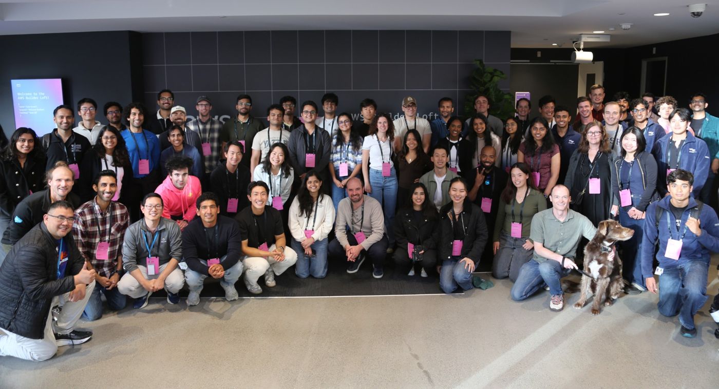 Healthcare AI Hackathon participants at AWS Builder Loft, San Francisco