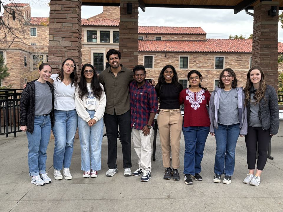 Sukriti with DaSSA members at Data Science Field Day on the CU Boulder campus