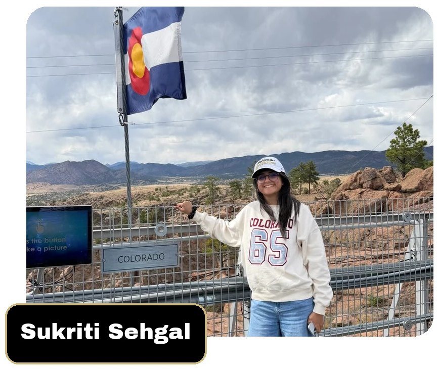 Sukriti in Colorado, featured at CU Innovation Day