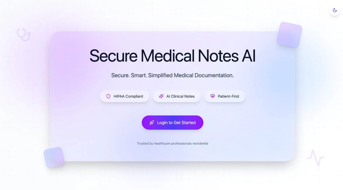 Secure Medical AI screenshot